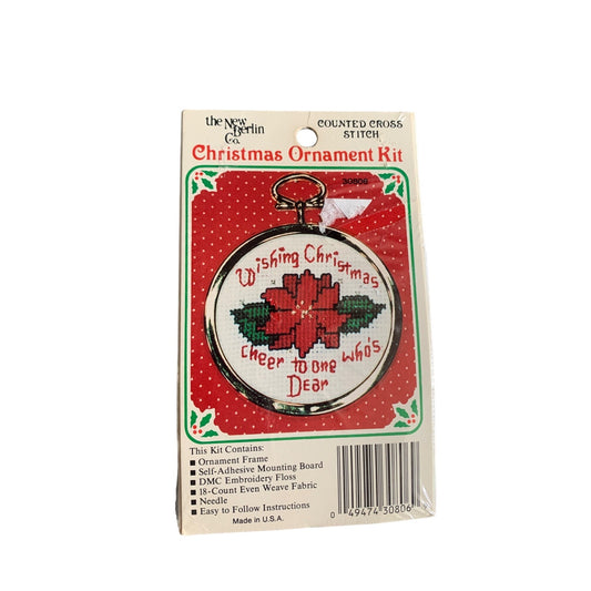 The New Berlin Co. Christmas Ornament Counted Cross Stitch Kit