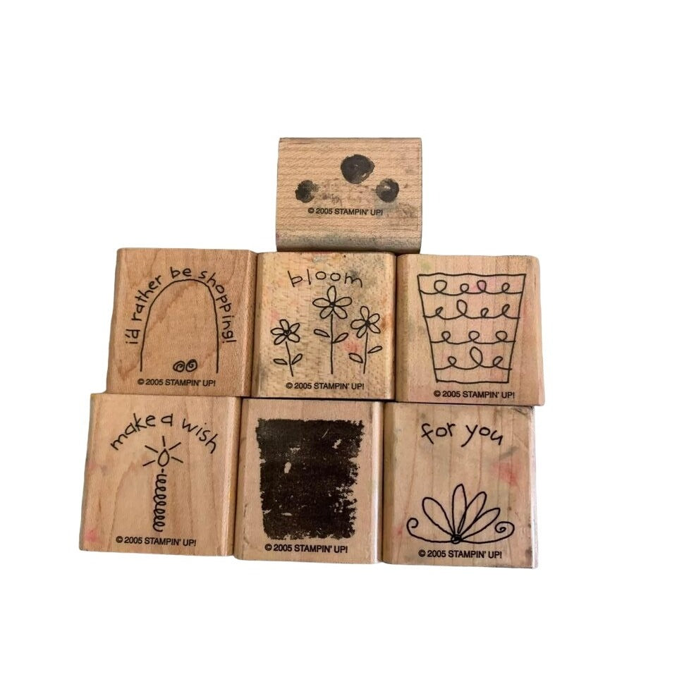 Stampin Up Fun Filled Rubber Stamp Set