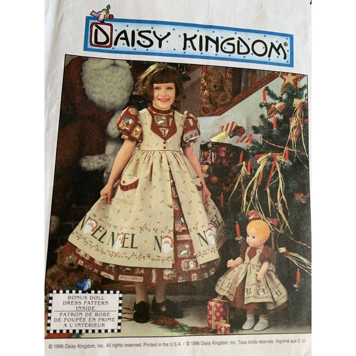 Simplicity Daisy Kingdom child dress and doll Clothes pattern Sz 3 to 6 7281 - uncut