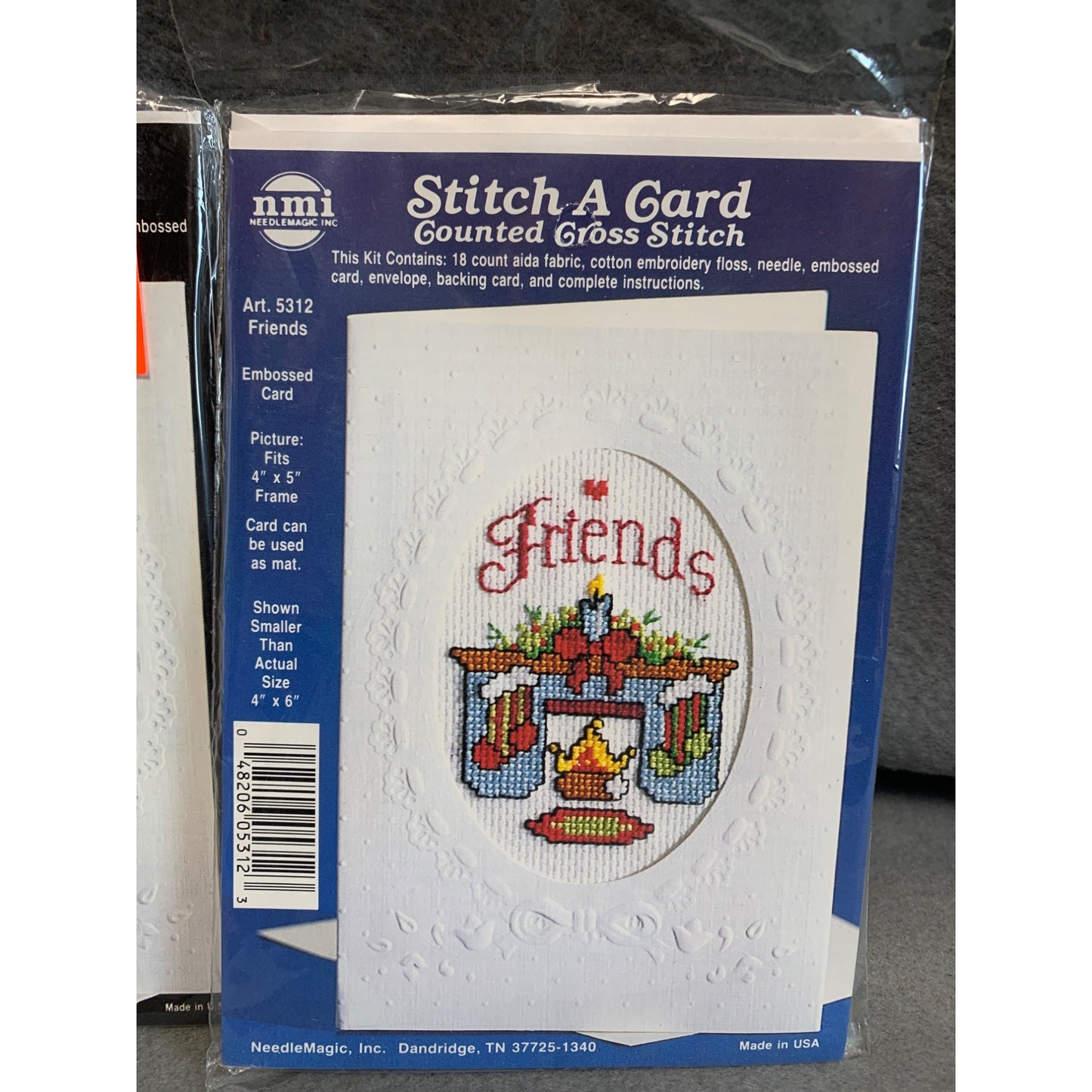 NMI Counted Cross Stitch Card Kits "Friends" & "Seasons Greetings"