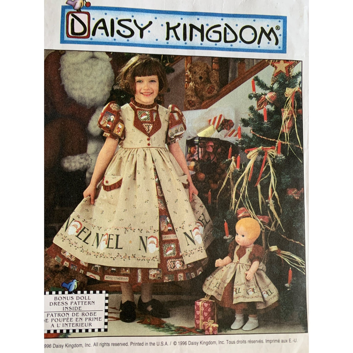 Simplicity Daisy Kingdom child dress and doll Clothes pattern Sz 3 to 6 7281 - uncut