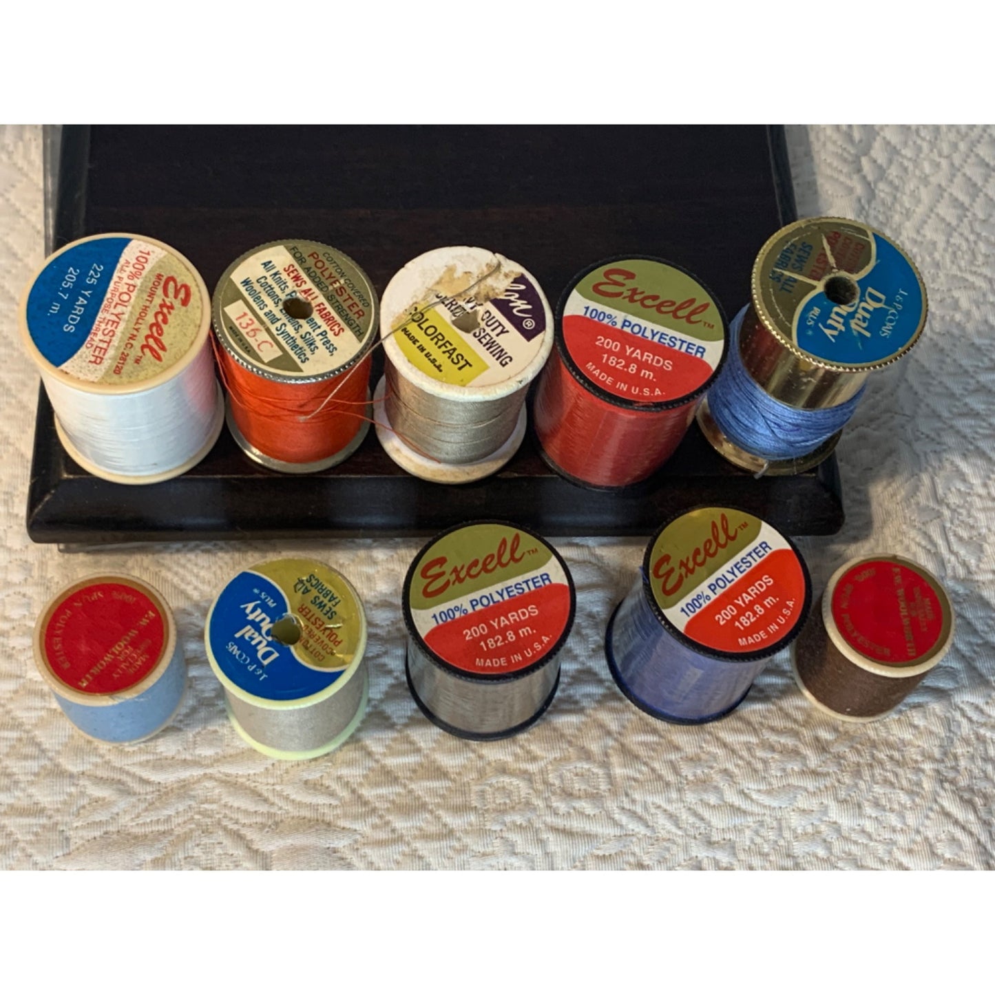 Sewing Thread spools set of 10