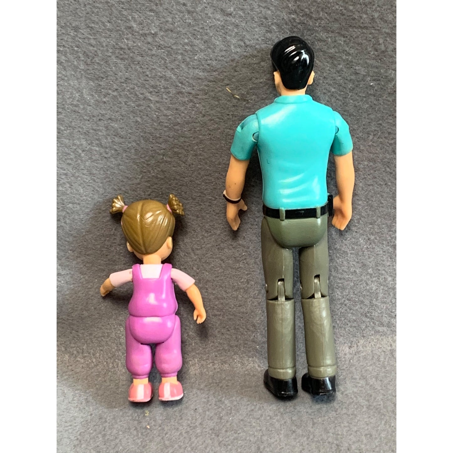 Beverly Hills Sweet Lil Dad and Sister Dolls Figures Dollhouse