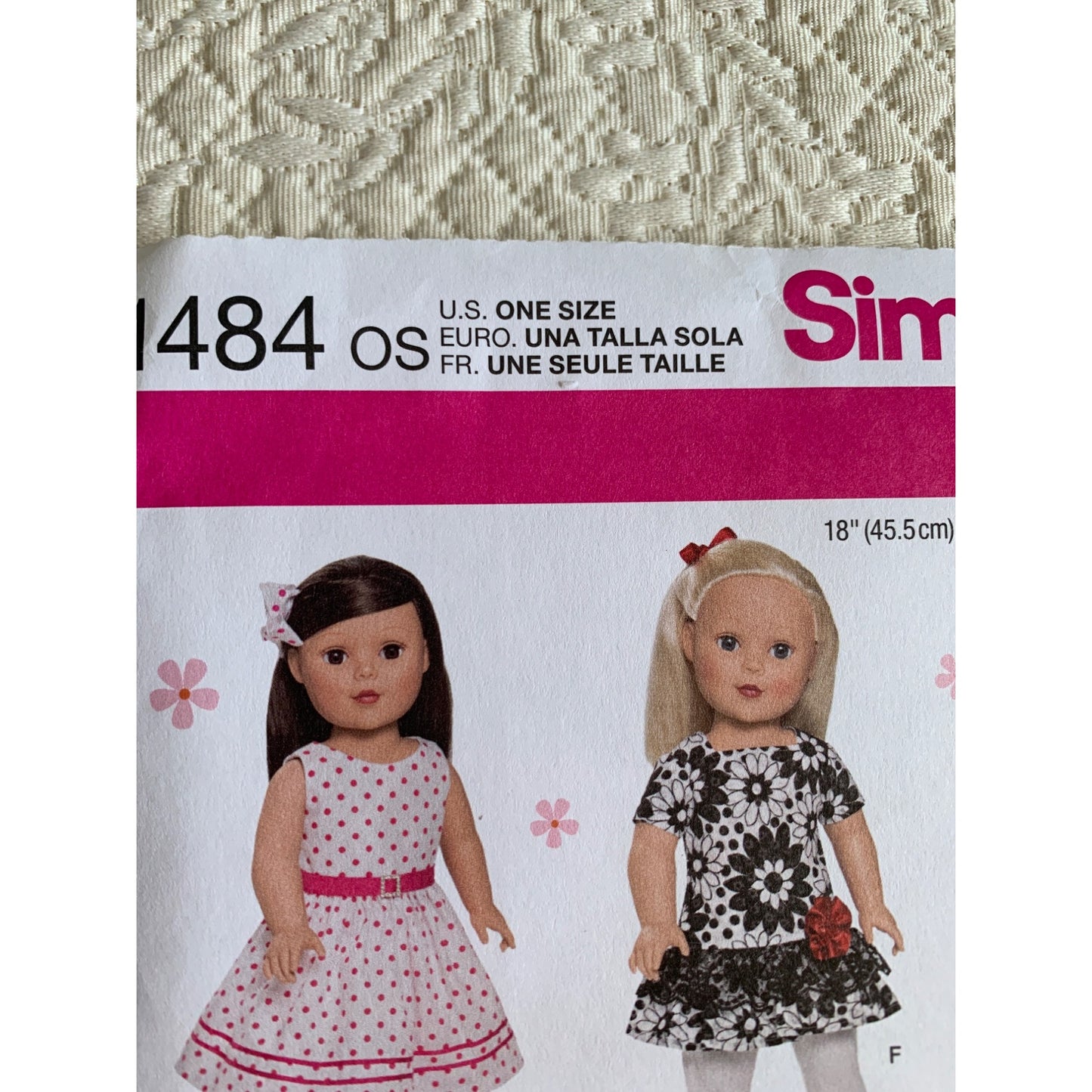 Simplicity 18 inch Doll Dress Clothes pattern 1484 - uncut