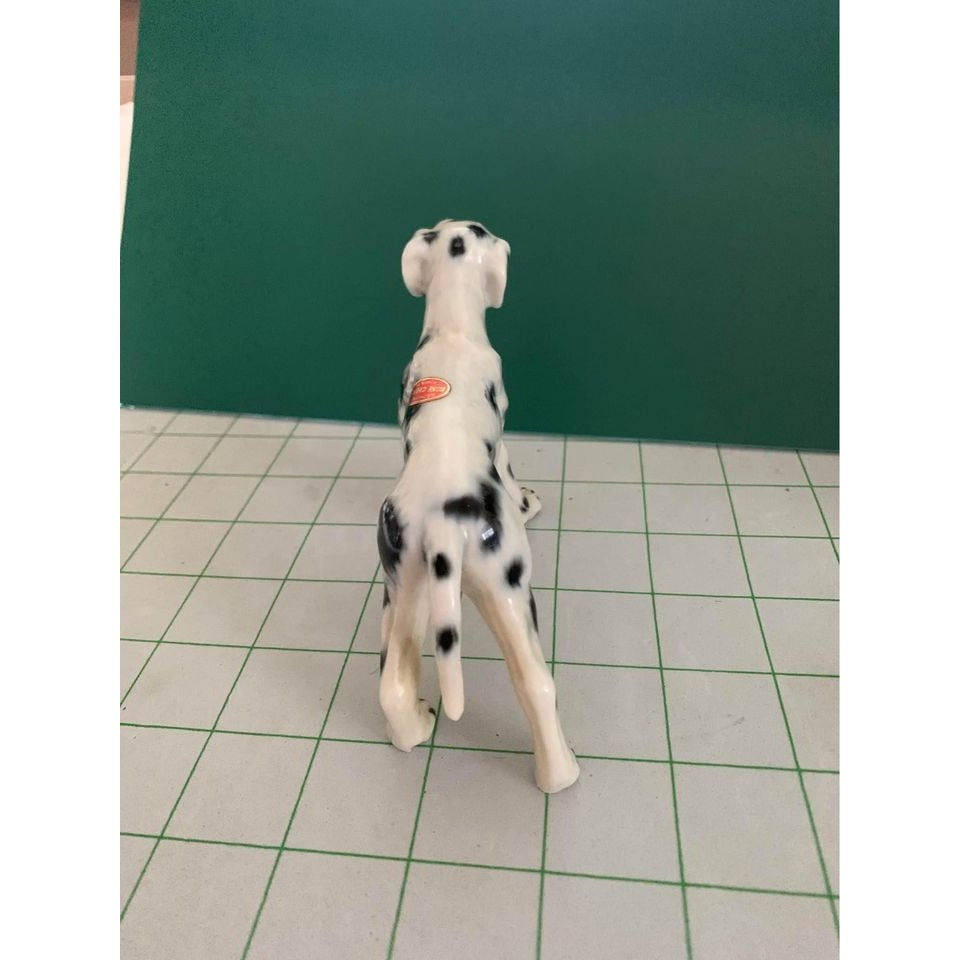 Vintage Dalmatian Dog Bone China Taiwan Figure