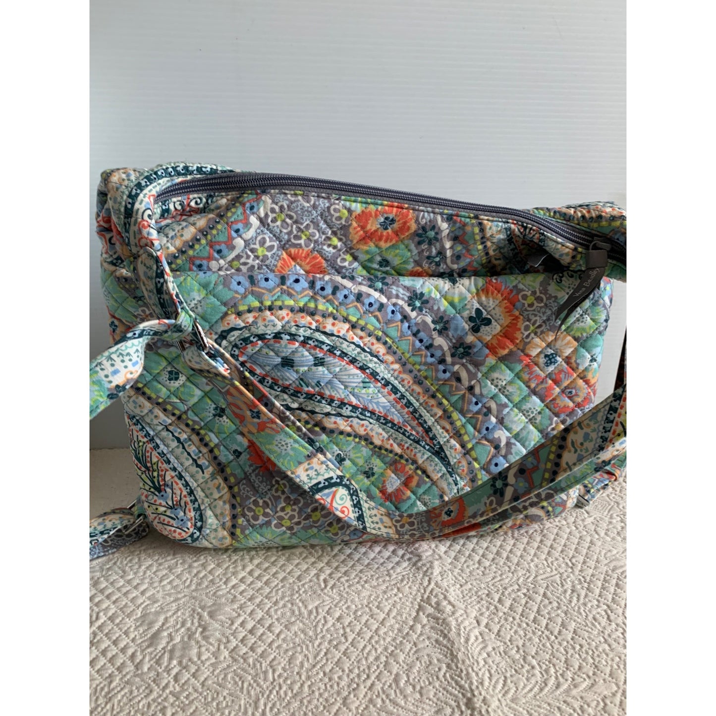 Vera Bradley Citrus Paisley Convertible Backpack Shoulder bag