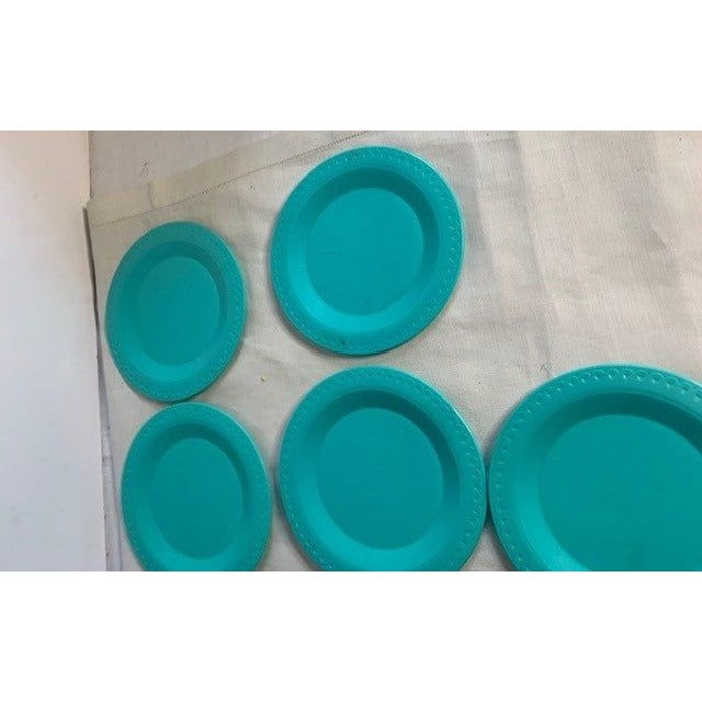 MT HK 1995 plastic pretend play toy kitchen dish plate