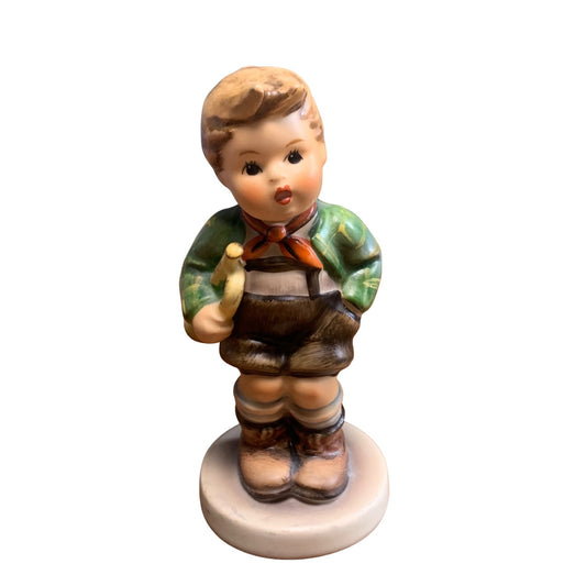 Vintage Goebel MJ Hummel Trumpet Boy Figurine #97 4.5" tall