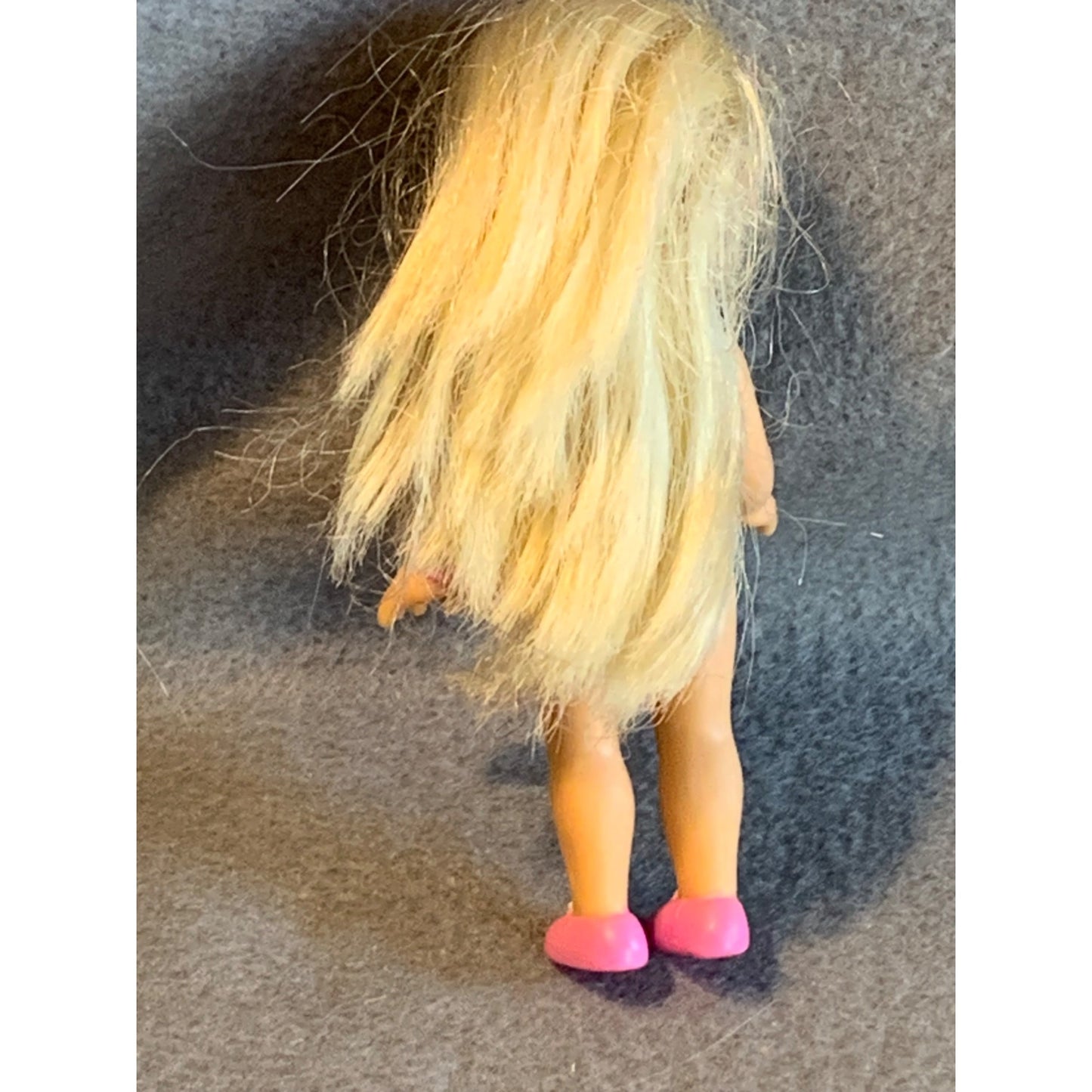 Vintage Zizzle Doll 2008 Blonde Hair Blue Eyes Pink Shoes 4 Inch