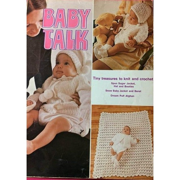 Leisure Arts Baby Talk Tiny Treasures to Knit & Crochet Design Book