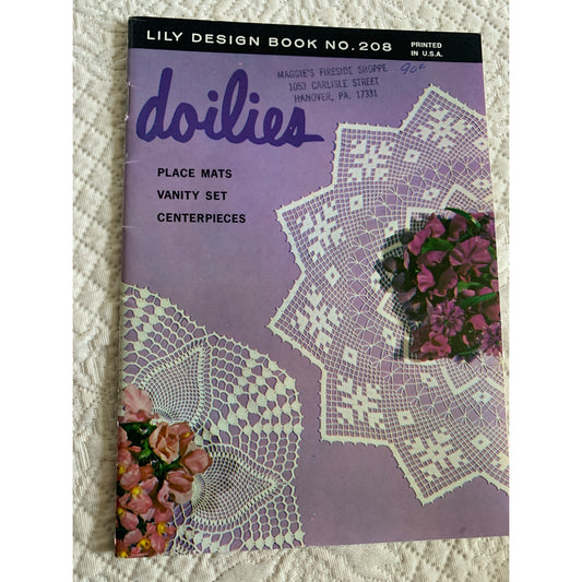 Lily Design Doilies Pattern Book No 208