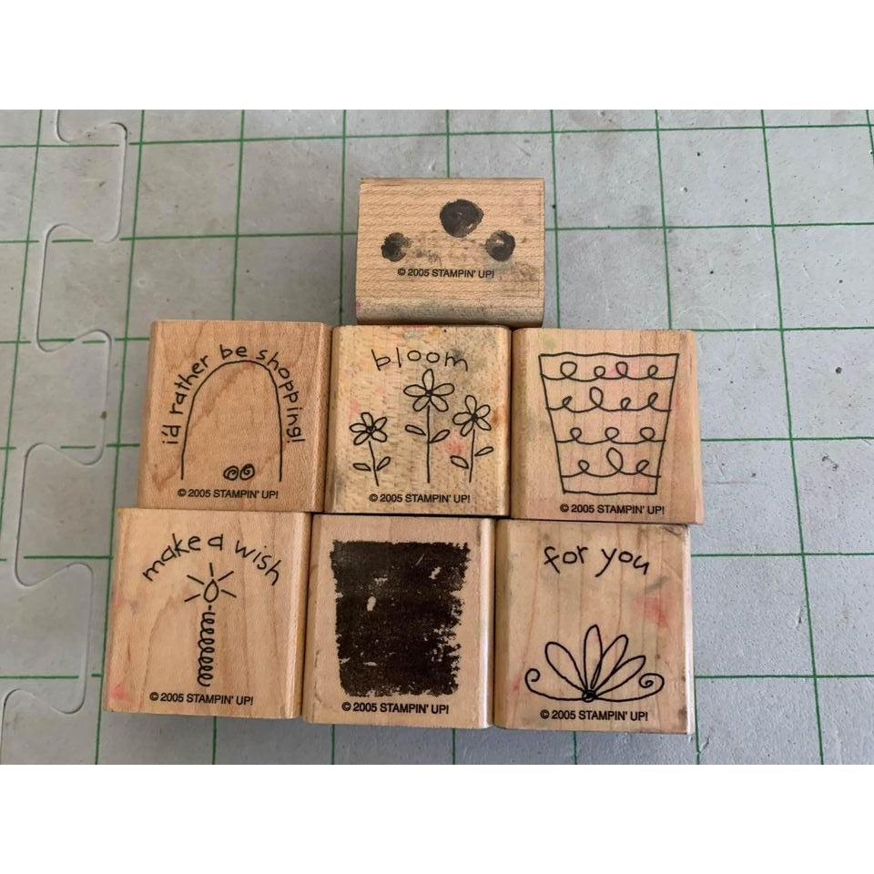 Stampin Up Fun Filled Rubber Stamp Set