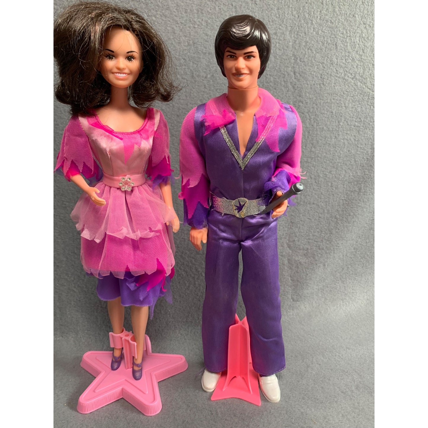 Vintage 1976 Donny and Marie Osmond Dolls in Original Clothes