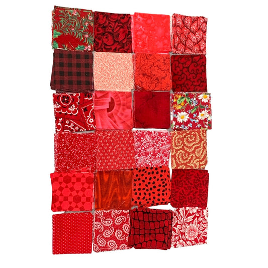 100 Pcs 2" Precut Cotton Fabric Squares Sew Quilting & Crafting