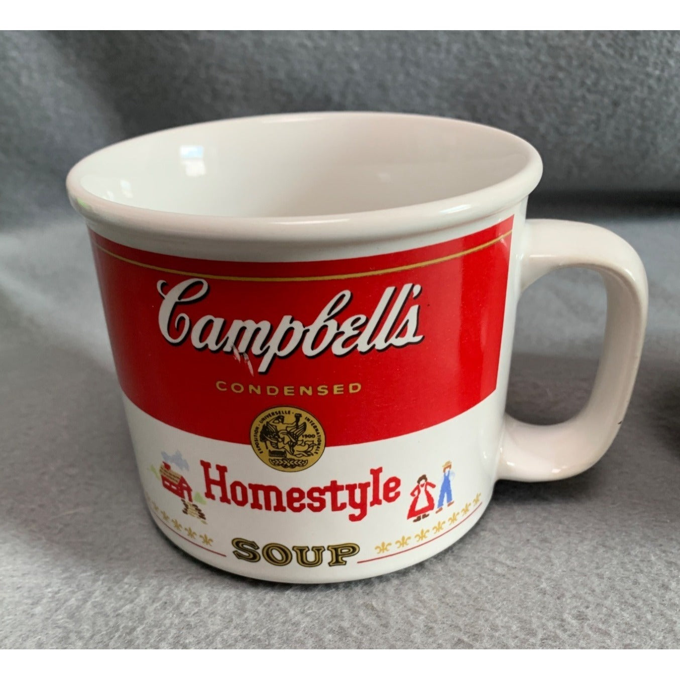 Vintage Campbells Soup Mugs Set Of 2 - Homestyle & Mm! Mm! Good!