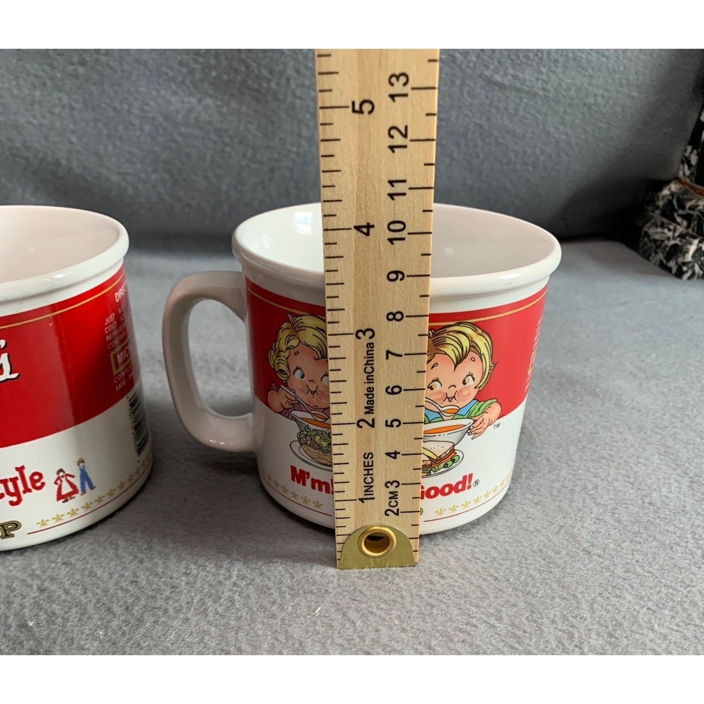 Vintage Campbells Soup Mugs Set Of 2 - Homestyle & Mm! Mm! Good!