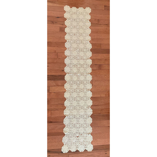 Handmade Crochet Lace Table Runner - 59 Inches