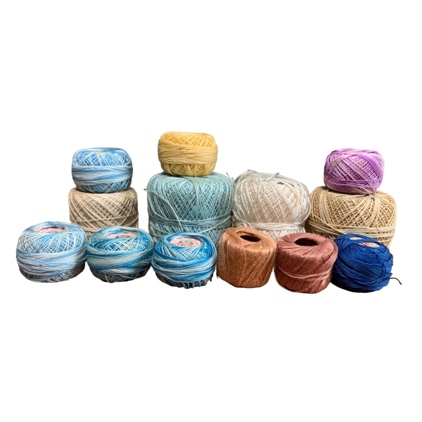 Vintage Tatting Crochet Thread Set of 13