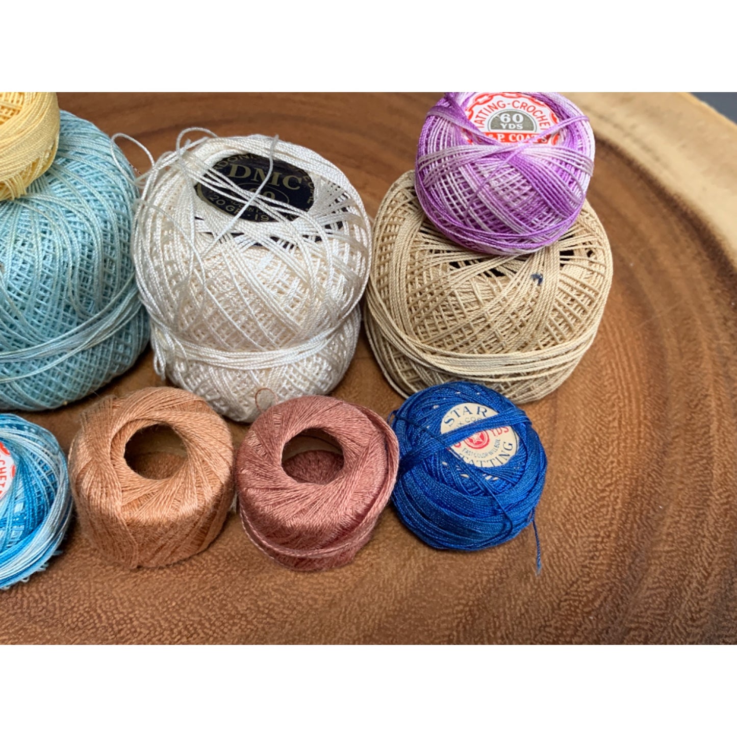 Vintage Tatting Crochet Thread Set of 13