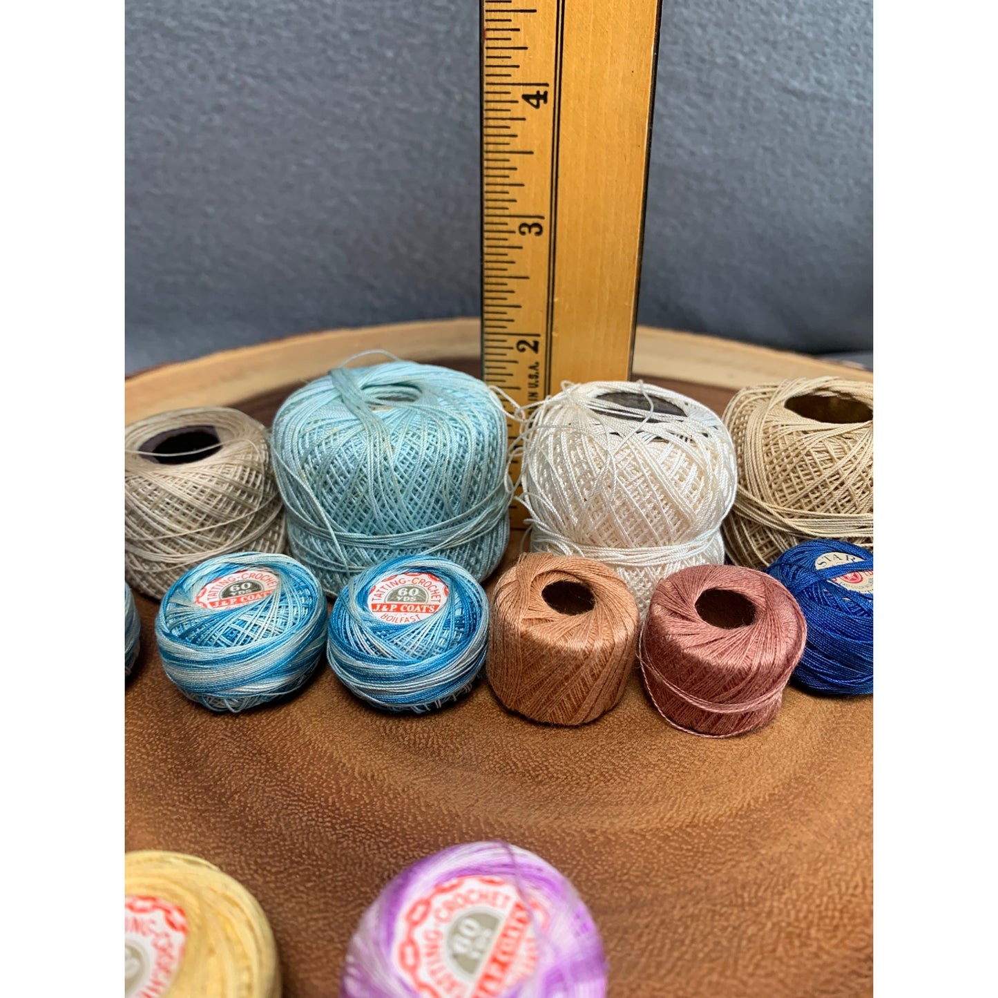 Vintage Tatting Crochet Thread Set of 13