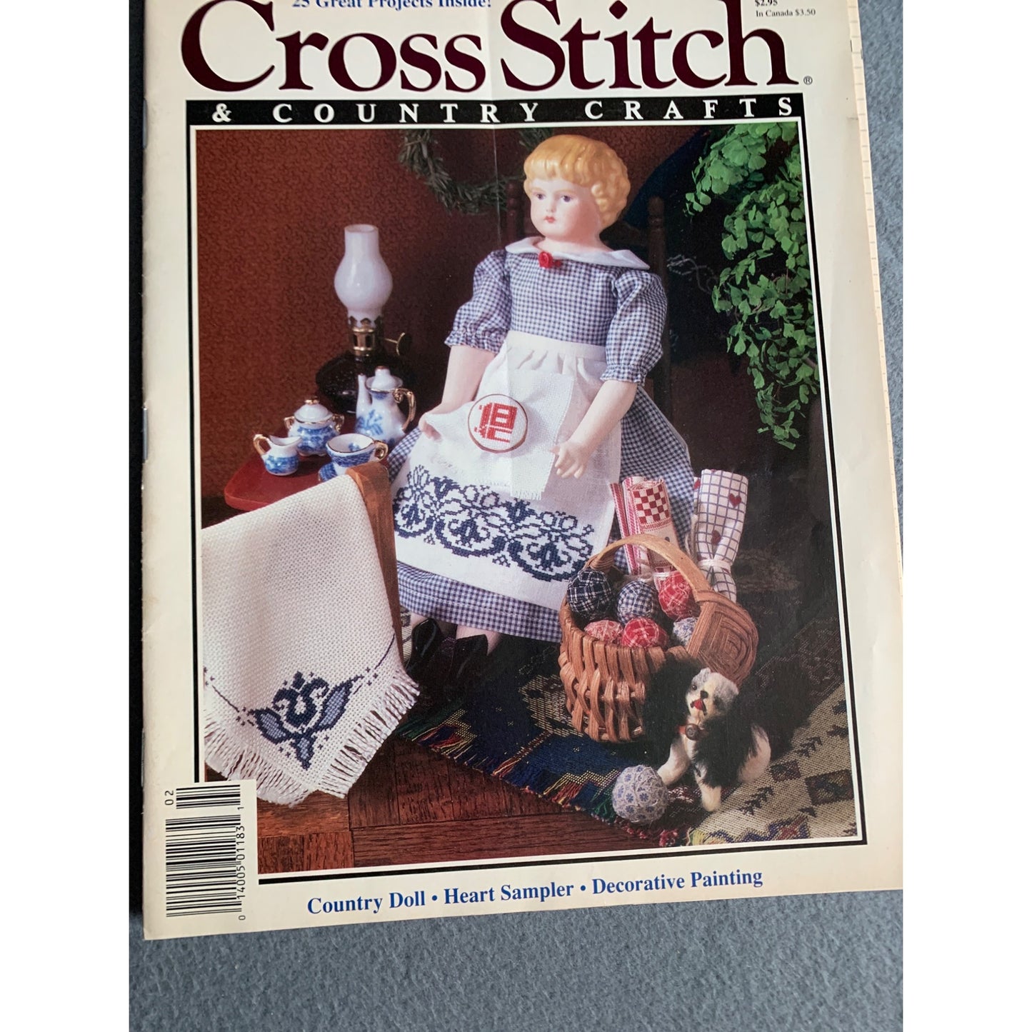 Cross Stitch & Country Crafts Magazine Bundle 1991